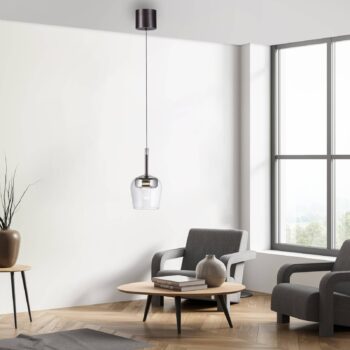 Paul Neuhaus Smart LED závesná lampa Q-Kon strieborná Ø 21 cm