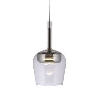 Paul Neuhaus Smart LED závesná lampa Q-Kon strieborná Ø 21 cm