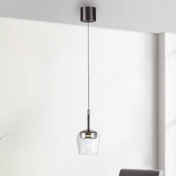 Paul Neuhaus Smart LED závesná lampa Q-Kon strieborná Ø 21 cm