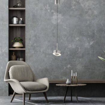 Paul Neuhaus Smart LED závesná lampa Q-Rotate hliník Ø 14 cm