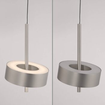 Paul Neuhaus Smart LED závesná lampa Q-Rotate hliník Ø 14 cm
