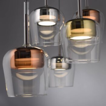 Paul Neuhaus Smart LED závesné svietidlo Q-Kon multicolour 5-light
