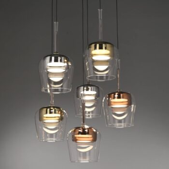 Paul Neuhaus Smart LED závesné svietidlo Q-Kon multicolour 6-light