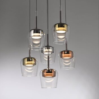 Paul Neuhaus Smart LED závesné svietidlo Q-Kon multicolour 6-light