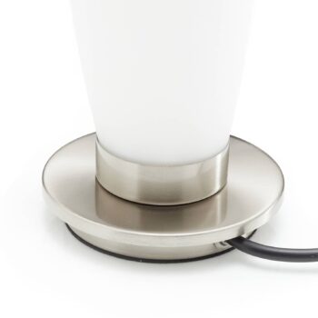 Paul Neuhaus Tyra stolová lampa, sklo, Ø 10 cm, stmievateľná, G9