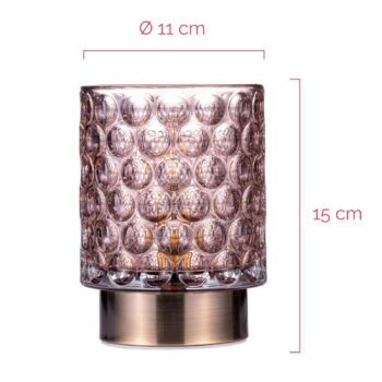 Pauleen Bright Glamour dekoračná lampa, batéria
