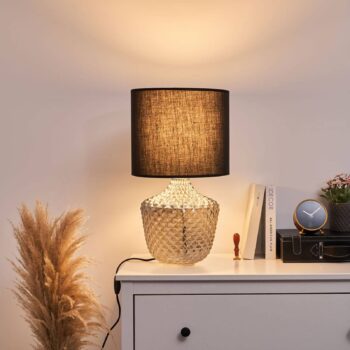 Pauleen Brilliant Jewel stolná lampa sklenený pod.