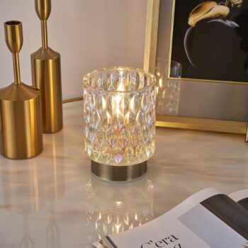 Pauleen Clear Glamour dekoračná lampa sklo batéria