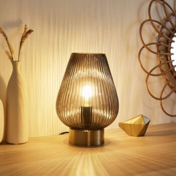 Pauleen Crystal Gloom stolná lampa zo skla