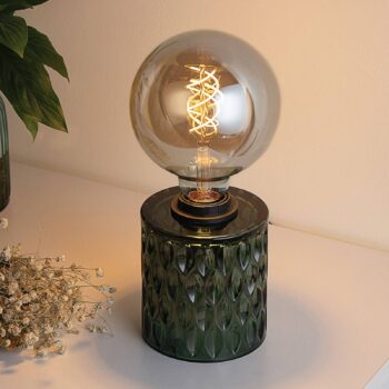 Pauleen Crystal Magic stolová lampa, zelené sklo