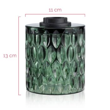 Pauleen Crystal Magic stolová lampa, zelené sklo