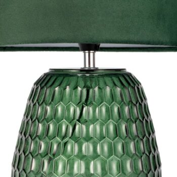 Pauleen Crystal Velours stol. lampa podstavec sklo