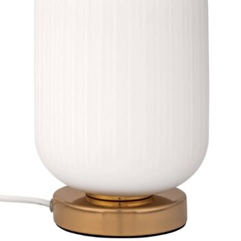 Pauleen Noble Purity stolná lampa s bielym sklom