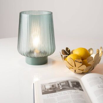 Pauleen Pretty Glamour E27 LED tyrkysová kov
