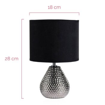 Pauleen Sip of Silver stolná lampa, tienidlo látka