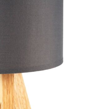 Pauleen Woody Love stolová lampa s dreveným rámom