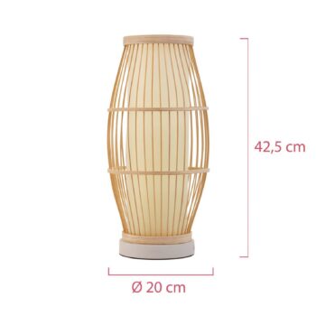 Pauleen Woody Passion stolová lampa z bambusu