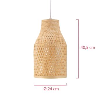 Pauleen Woody Romance závesná lampa z bambusu