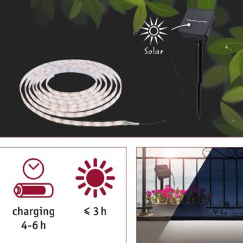 Paulmann 78896 solárny LED pásik, 3 m, teplá biela