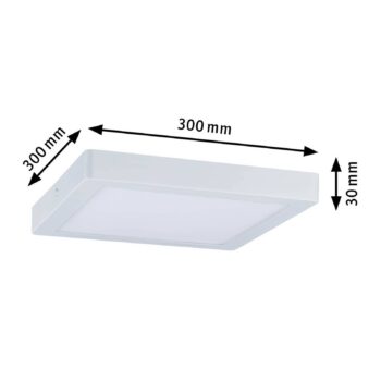 Paulmann Abia LED panel 4 000K hranatý 30 cm biela