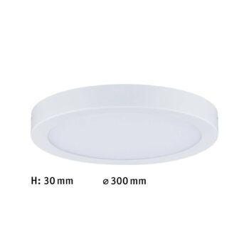 Paulmann Abia LED panel Ø 30 cm 2 700K biela matná