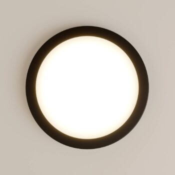 Paulmann Abia LED panel Ø 30cm 2 700K čierna matná