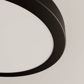 Paulmann Abia LED panel Ø 30cm 2 700K čierna matná