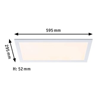 Paulmann Amaris LED panel, ZigBee, 60x30 cm, RGBW