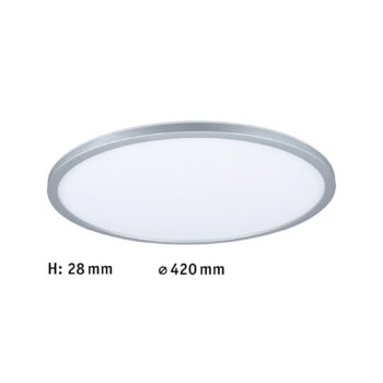 Paulmann Atria Shine Panel 3-stupňový chróm 830 Ø42cm