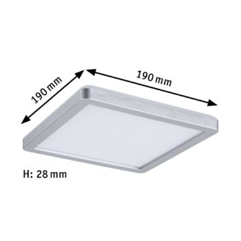 Paulmann Atria Shine Panel on/off chróm 840 19x19