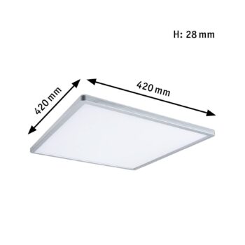 Paulmann Atria Shine panel 3-step chróm 830 42x42