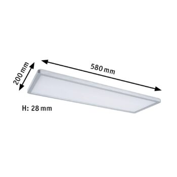 Paulmann Atria Shine panel 3-step chróm 830 58x20