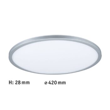 Paulmann Atria Shine panel 3-step chróm 840 Ø 42cm