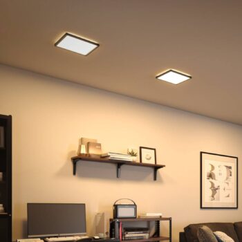 Paulmann Atria Shine panel on/off čierna 830 19x19