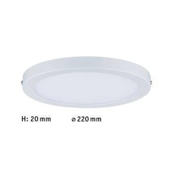 Paulmann Atria stropné LED Ø22 cm biela matná