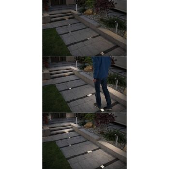 Paulmann Brick zapustené podlahové LED, 10x10 cm