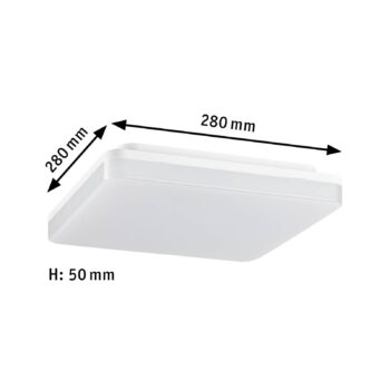 Paulmann Cela LED panel 28x28 cm, White Switch