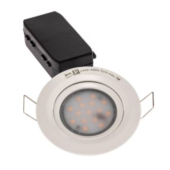 Paulmann Coin Slim LED svietidlo IP23 biele 3 ks