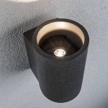 Paulmann Concrea vonkajšie nástenné LED, valcovité