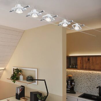 Paulmann GU5,3 LED reflektor 6,5W 840 stmiev biela