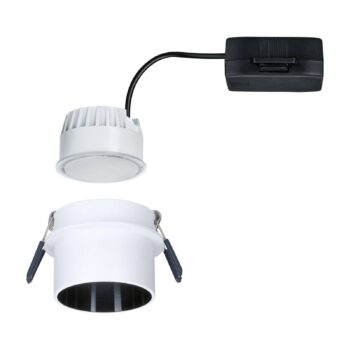 Paulmann Gil LED zapustený biely/čierny matný