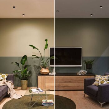 Paulmann Gil zapustené LED čierna matná/železo 3ks