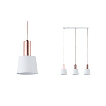 Paulmann Haldar závesná lampa 3-pl., v bielej