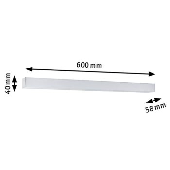 Paulmann HomeSpa Tova zrkadlové LED svietidlo 60cm