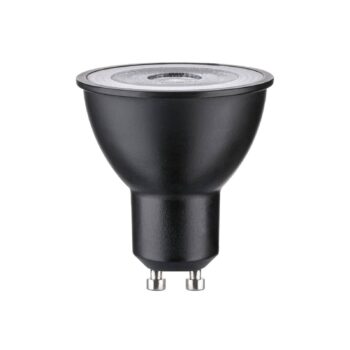 Paulmann LED GU10 4,8W 350lm ZigBee čierna 3ks