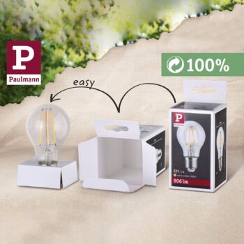 Paulmann LED globe G80 E27 7,5W 827 opál stmievač