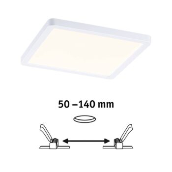 Paulmann LED panel Areo 3000K hranatý 17,5cm biely