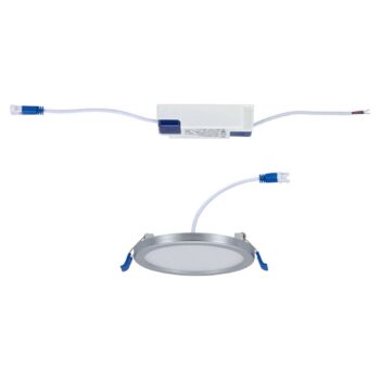 Paulmann LED panel Areo 3000K okrúhly chróm 11,8cm