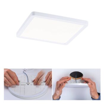 Paulmann LED panel Areo 4000K hranatý 17,5cm biely