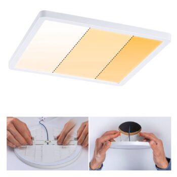 Paulmann LED panel Areo dimtowarm hran. biely 23cm